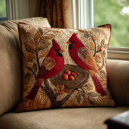Cardinal Joy Quilted Pillow Case VTQ-Myprintsy
