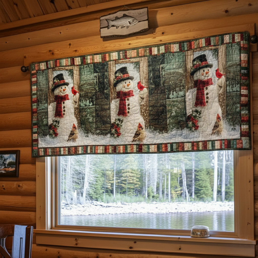 Cardinal Joy Quilted Valance VTQ-Myprintsy