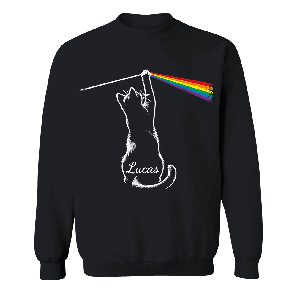 Cat & Rainbow - Personalized Shirt-Myprintsy
