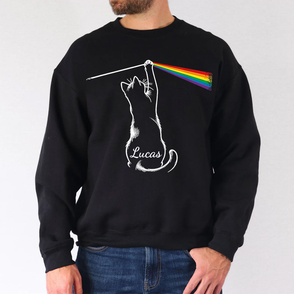 Cat & Rainbow - Personalized Shirt-Myprintsy