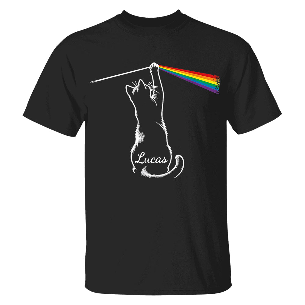 Cat & Rainbow - Personalized Shirt-Myprintsy