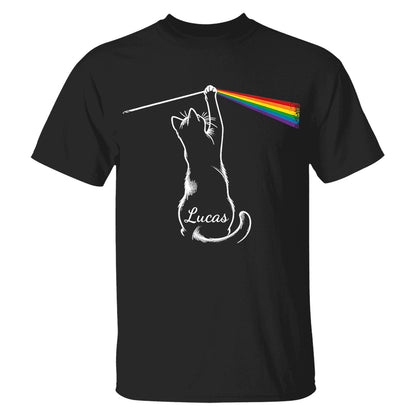 Cat & Rainbow - Personalized Shirt-Myprintsy