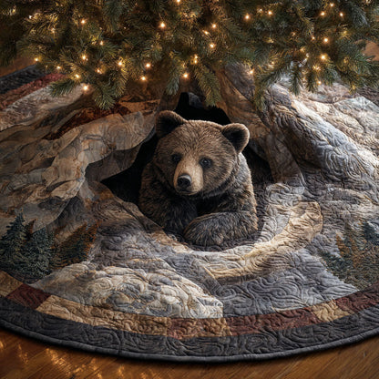 Cave Watcher Christmas Quilted Tree Skirt-Myprintsy