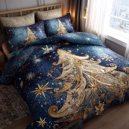 Celestial Starry Tree -Piece Quilted Bedding Set VTQ-Myprintsy