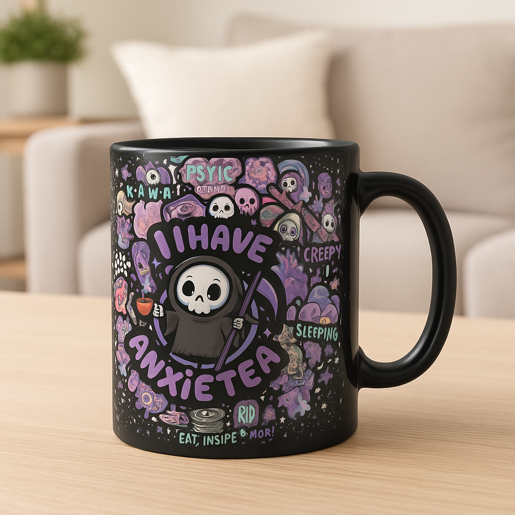 I Have Anxietea - Gift For Halloween, Friends, Favourite Witches - Personalized Mug