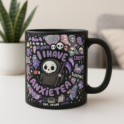 I Have Anxietea - Gift For Halloween, Friends, Favourite Witches - Personalized Mug