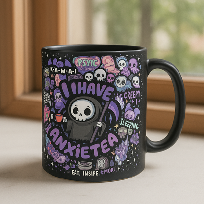 I Have Anxietea - Gift For Halloween, Friends, Favourite Witches - Personalized Mug