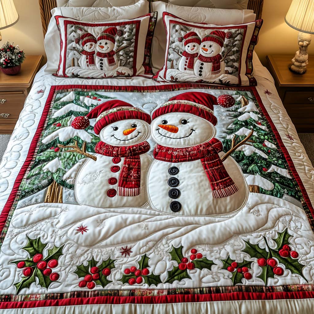 Cheerful Companions -Piece Quilted Bedding Set VTQ-Myprintsy