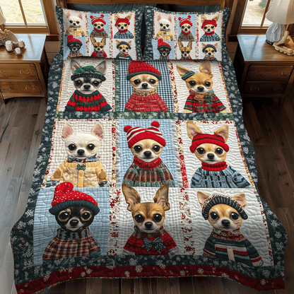 Chichi Wonders -Piece Quilted Bedding Set VTQ-Myprintsy