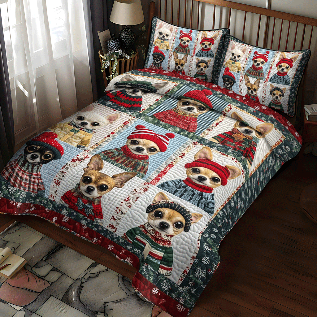Chichi Wonders -Piece Quilted Bedding Set VTQ-Myprintsy