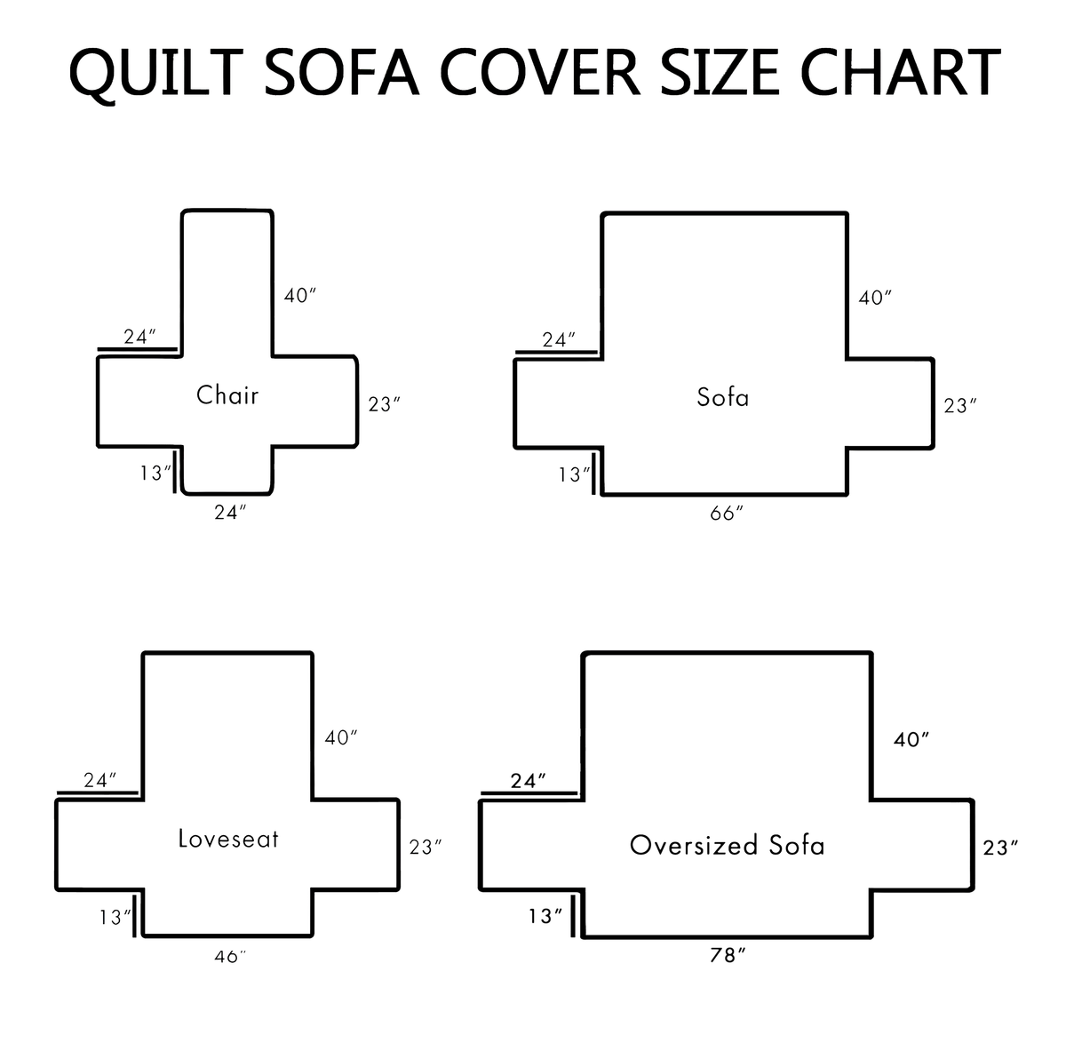 Chihuahua Garland Quilted Sofa Cover VTQ-Myprintsy