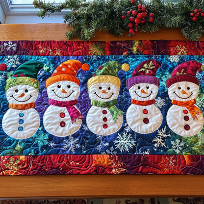 Chilly Cheer Quilted Table Runner VTQ-Myprintsy