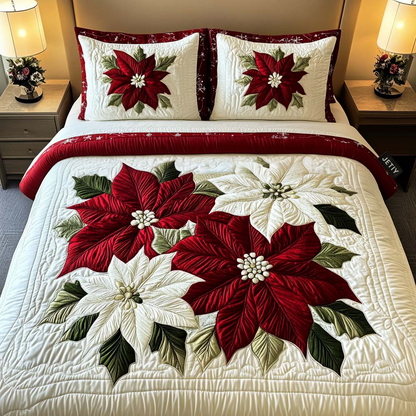 Chrismas -Piece Quilted Bedding Set VTQ-Myprintsy