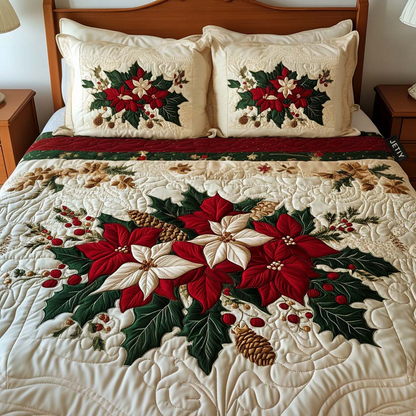 Chrismas -Piece Quilted Bedding Set VTQ-Myprintsy