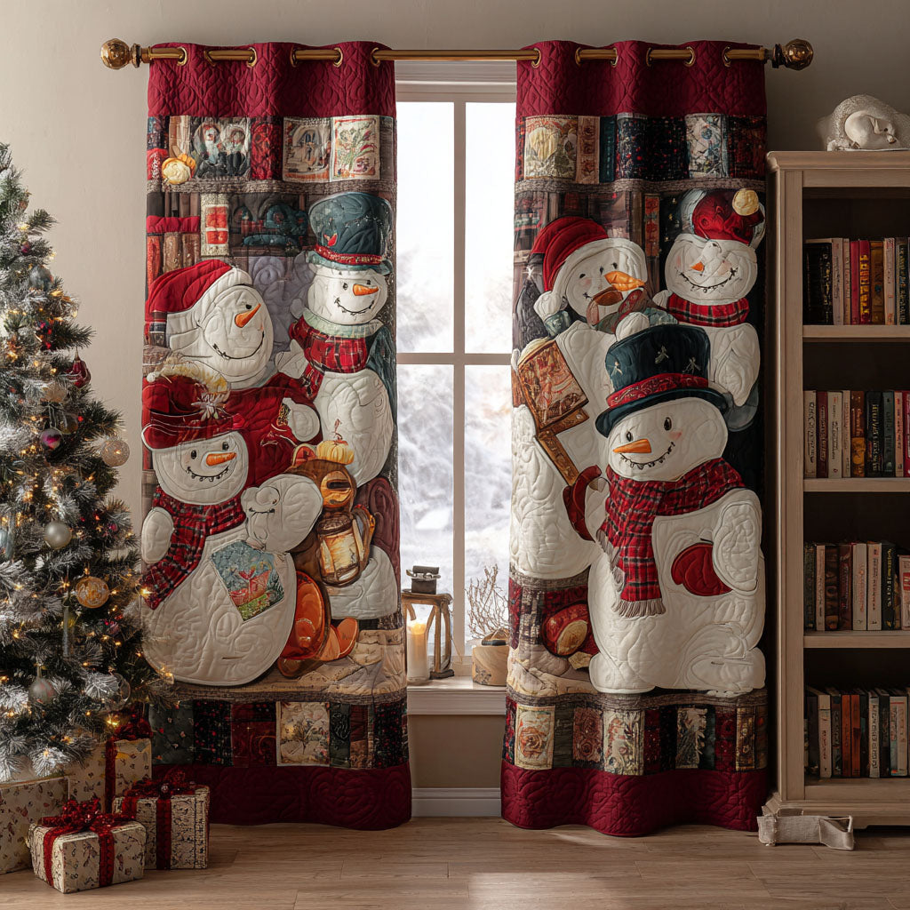 Christmas Blessings Quilted Curtains VTQ-Myprintsy