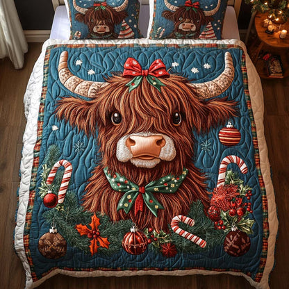 Christmas Charm -Piece Quilted Bedding Set VTQ-Myprintsy