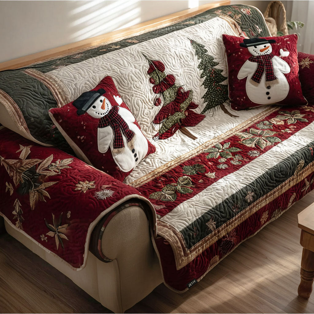 Christmas Eve Comfort Quilted Sofa Cover VTQ-Myprintsy