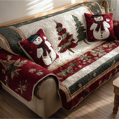 Christmas Eve Comfort Quilted Sofa Cover VTQ-Myprintsy
