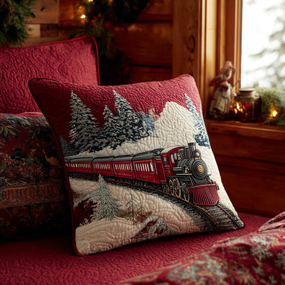 Christmas Express Quited Pillow Case VTQ-Myprintsy