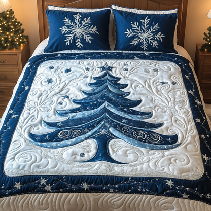 Christmas Magic Tree -Piece Quilted Bedding Set VTQ-Myprintsy