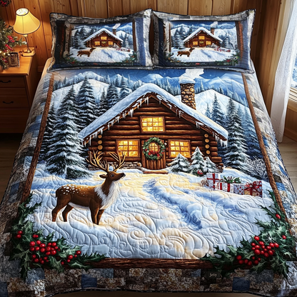 Christmas -Piece Quilted Bedding Set VTQ-Myprintsy