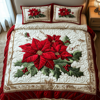 Christmas -Piece Quilted Bedding Set VTQ-Myprintsy
