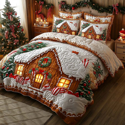 Christmas -Piece Quilted Bedding Set VTQ-Myprintsy