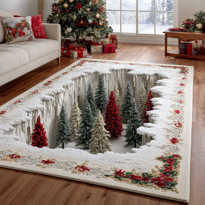Christmas Pine Magic Area Rug VTQ-Myprintsy