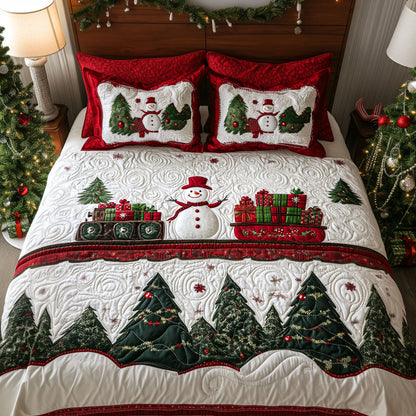Christmas Polar Express -Piece Quilted Bedding Set VTQ-Myprintsy