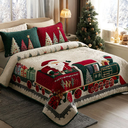 Christmas Polar Express -Piece Quilted Bedding Set VTQ-Myprintsy