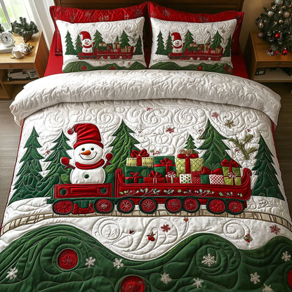 Christmas Polar Express -Piece Quilted Bedding Set VTQ-Myprintsy
