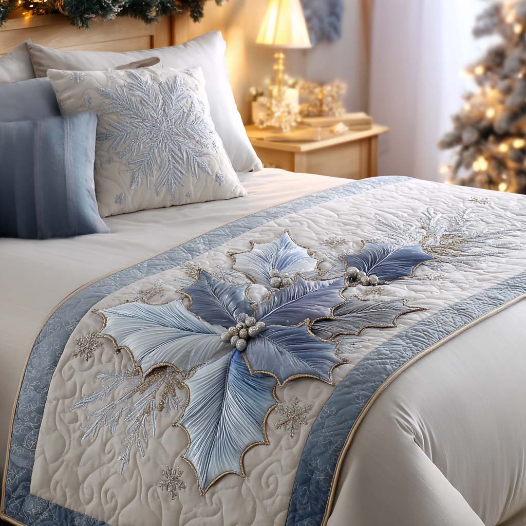 Christmas Quilted Bed Runner VTQ-Myprintsy