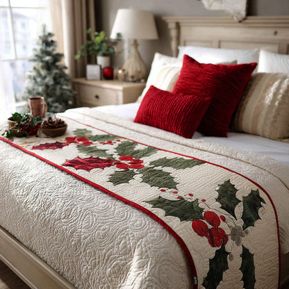 Christmas Quilted Bed Runner VTQ-Myprintsy