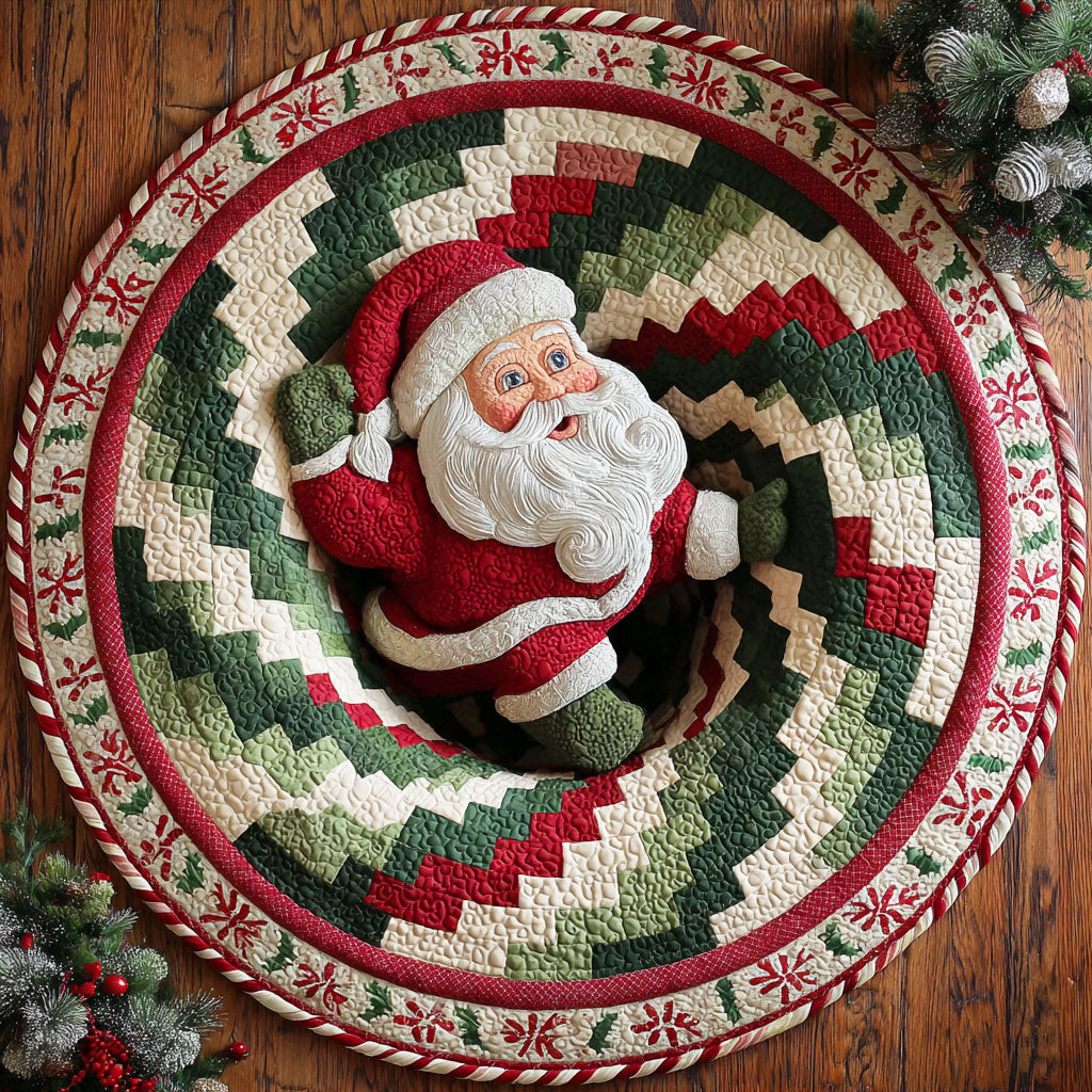 Christmas Quilted Round Mat VTQ-Myprintsy