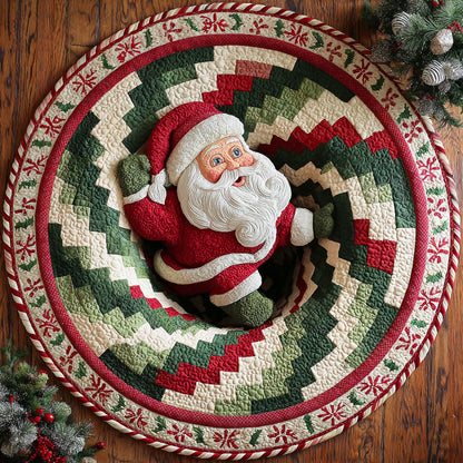 Christmas Quilted Round Mat VTQ-Myprintsy