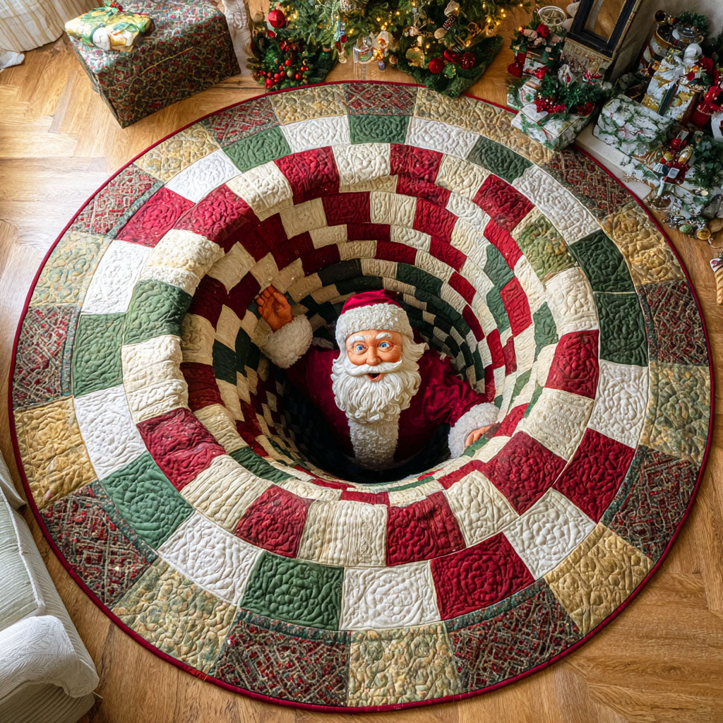 Christmas Quilted Round Mat VTQ-Myprintsy
