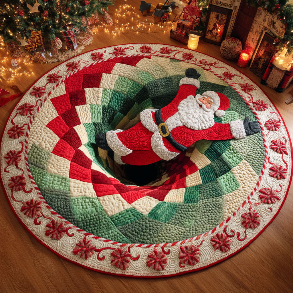 Christmas Quilted Round Mat VTQ-Myprintsy