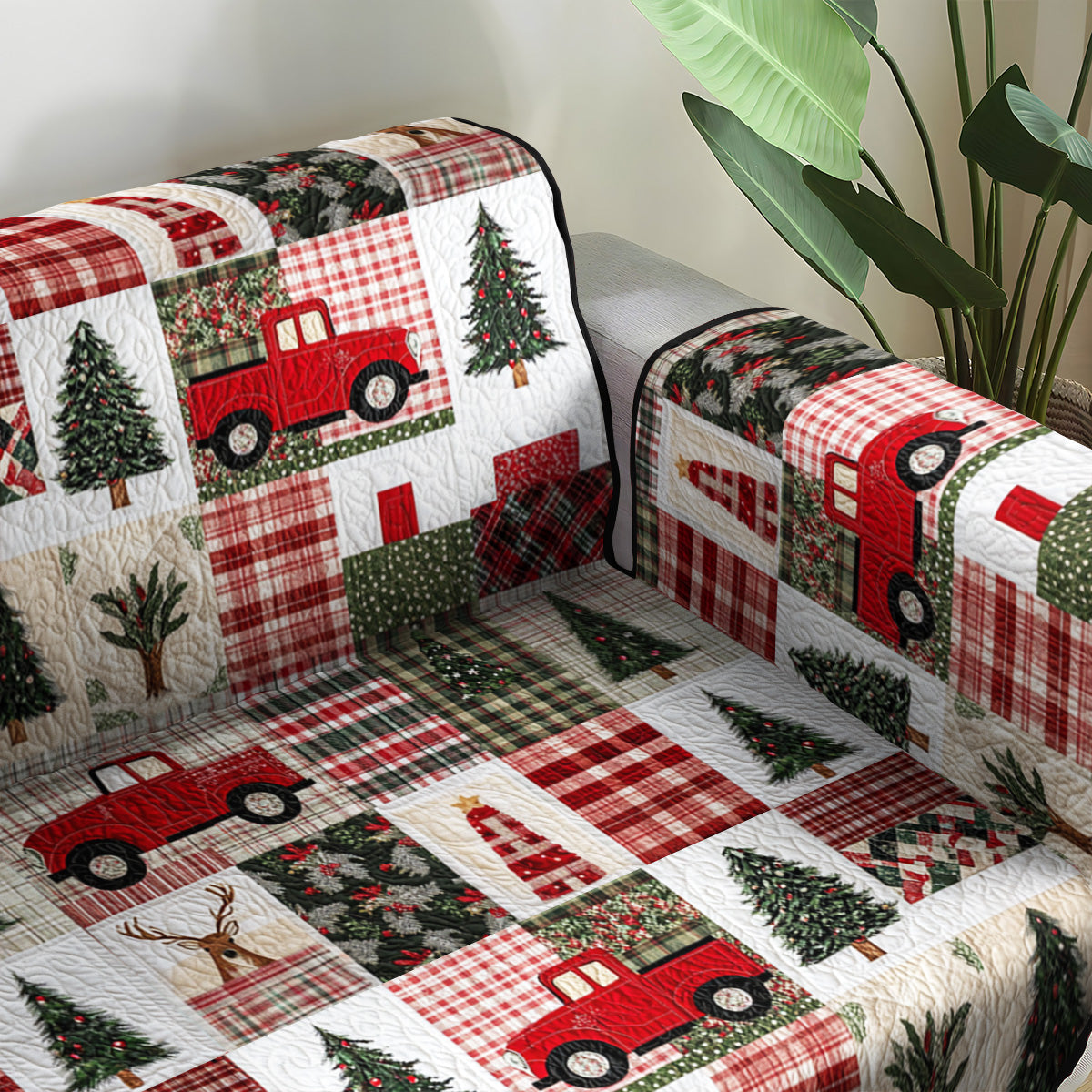 Christmas Quilted Sofa Cover VTQ-Myprintsy
