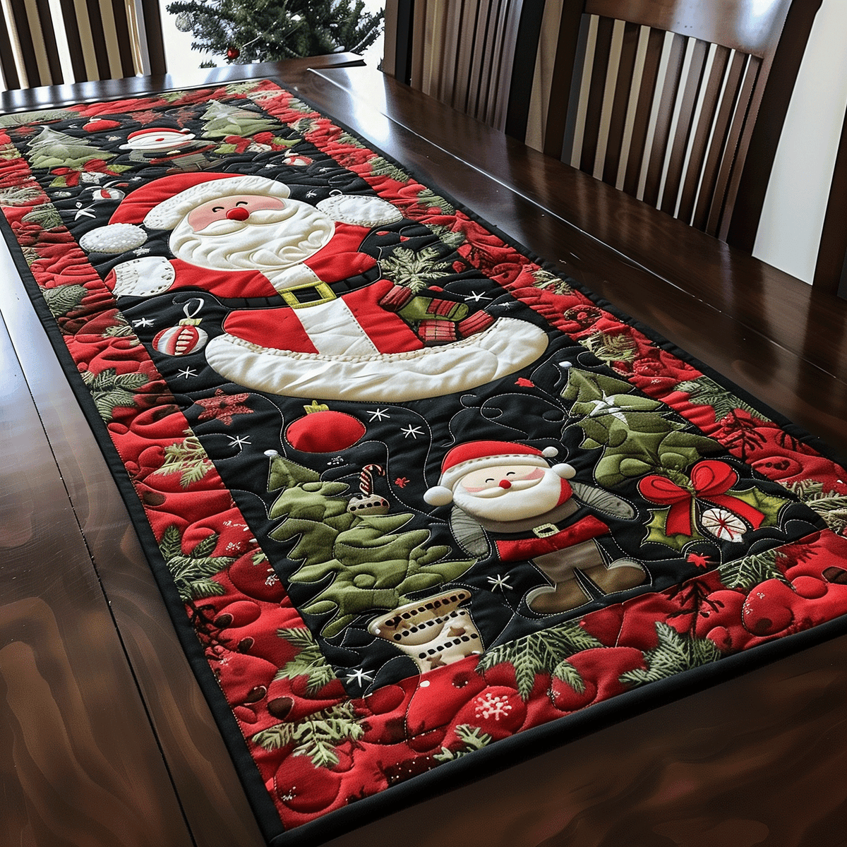 Christmas Quilted Table Runner VTQ-Myprintsy