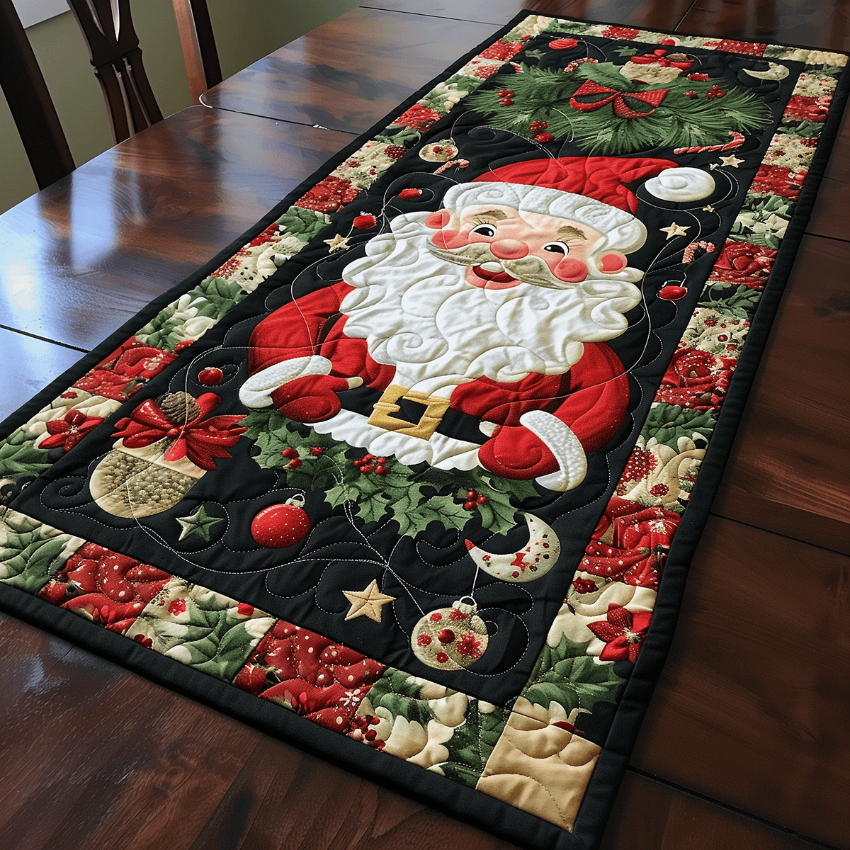 Christmas Quilted Table Runner VTQ-Myprintsy