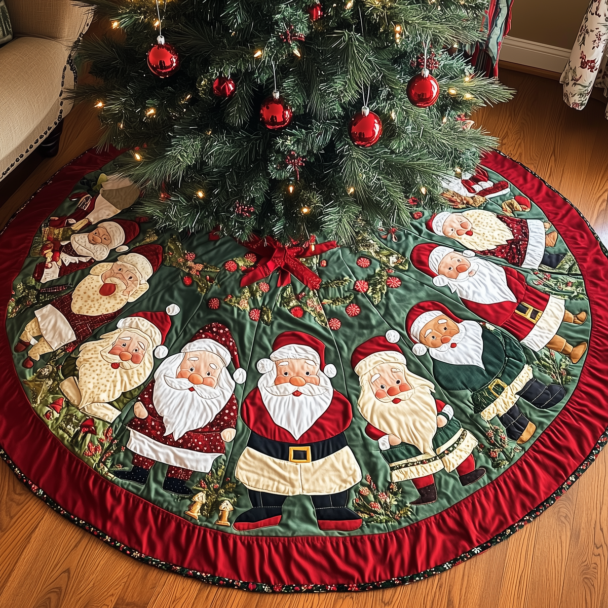 Christmas Quilted Tree Skirt VTQ-Myprintsy
