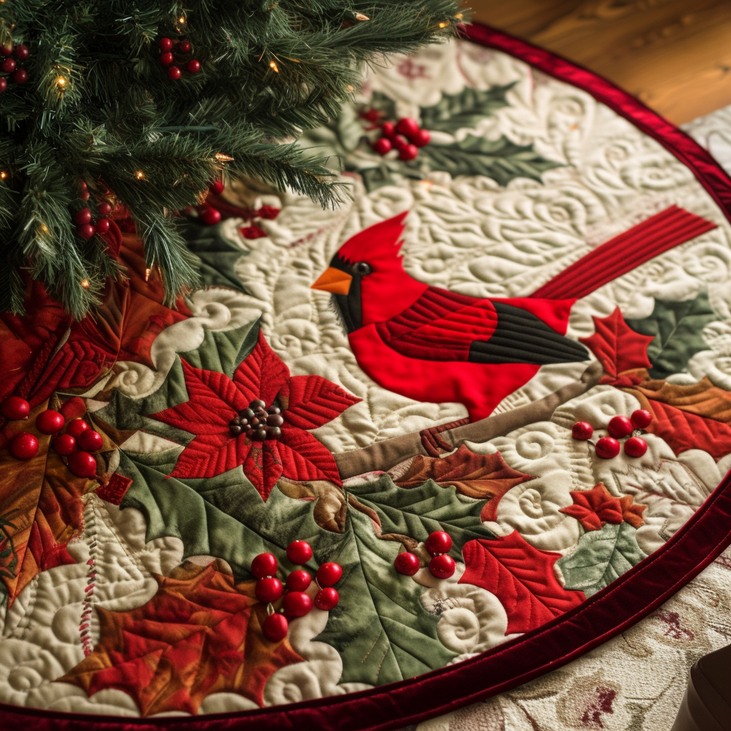 Christmas Quilted Tree Skirt VTQ-Myprintsy