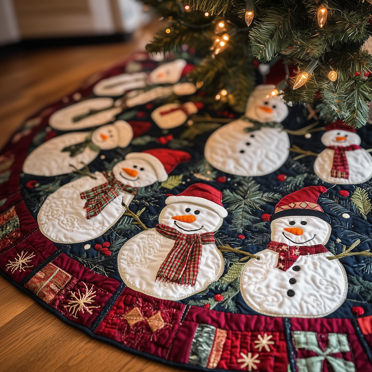 Christmas Quilted Tree Skirt VTQ-Myprintsy