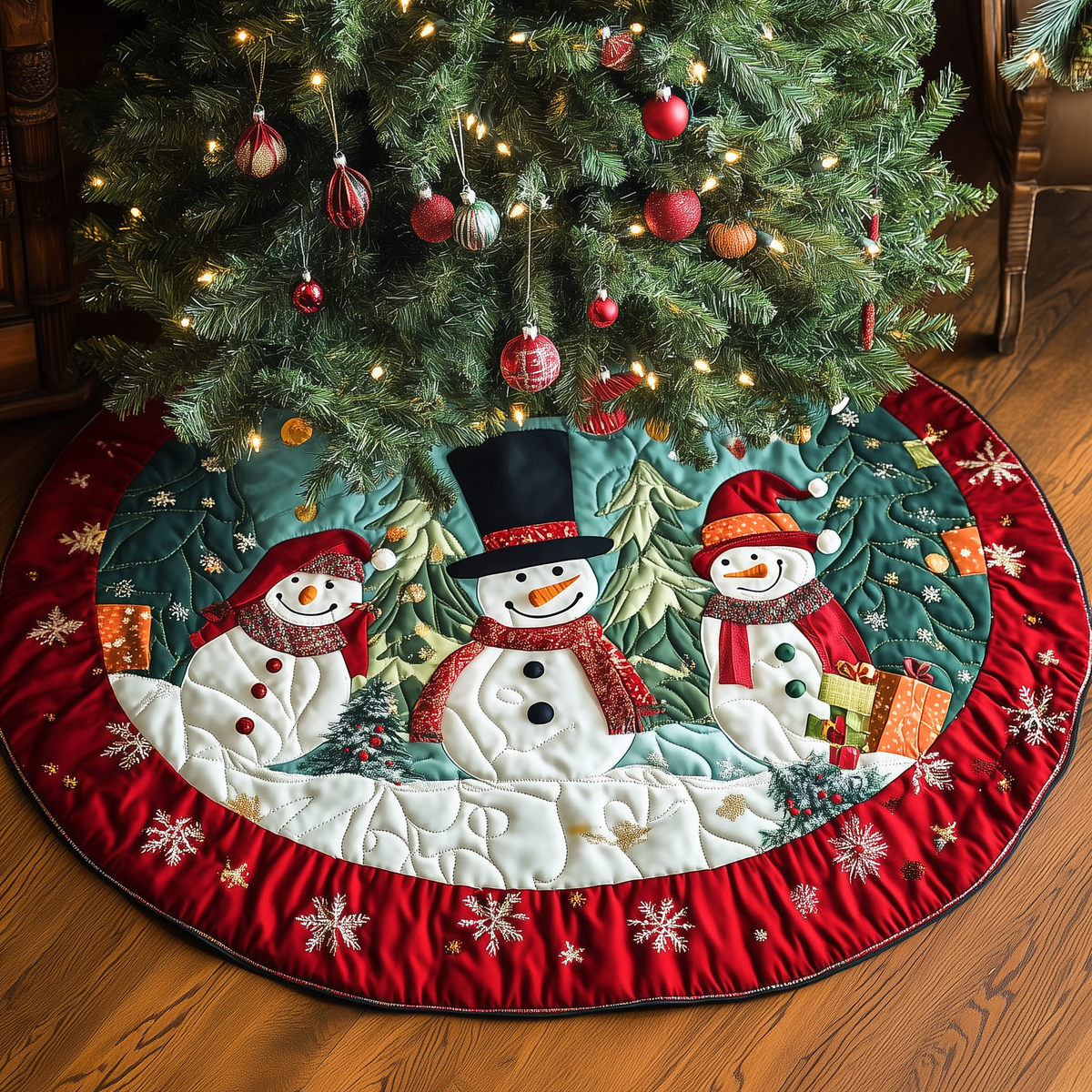 Christmas Quilted Tree Skirt VTQ-Myprintsy