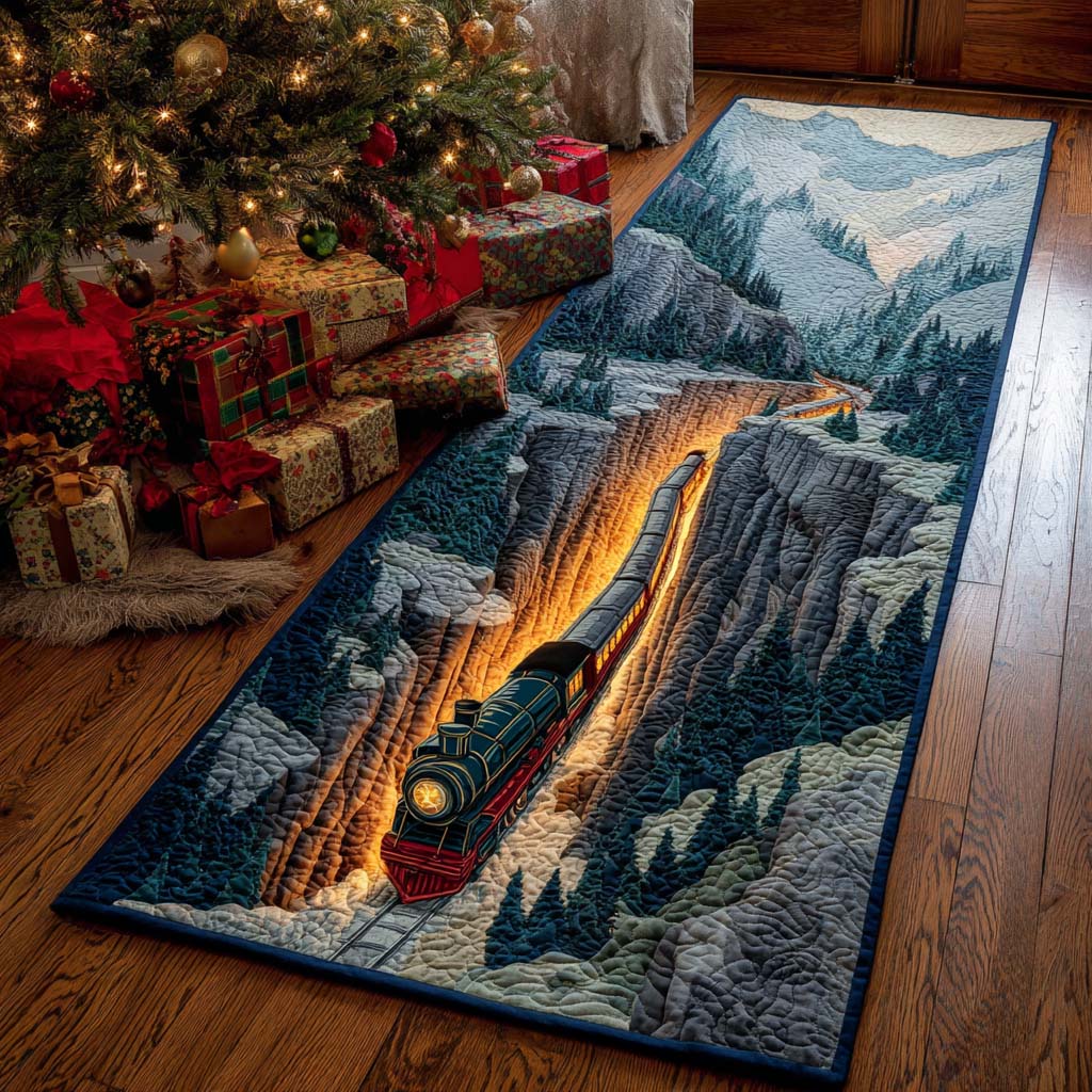 Christmas Rail Magic Runner Carpet VTQ-Myprintsy