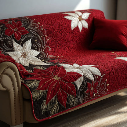 Christmas Red Hug Quilted Sofa Cover VTQ-Myprintsy