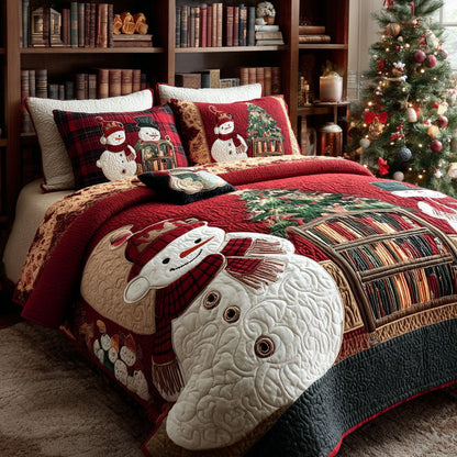 Christmas Smile -Piece Quilted Bedding Set VTQ-Myprintsy