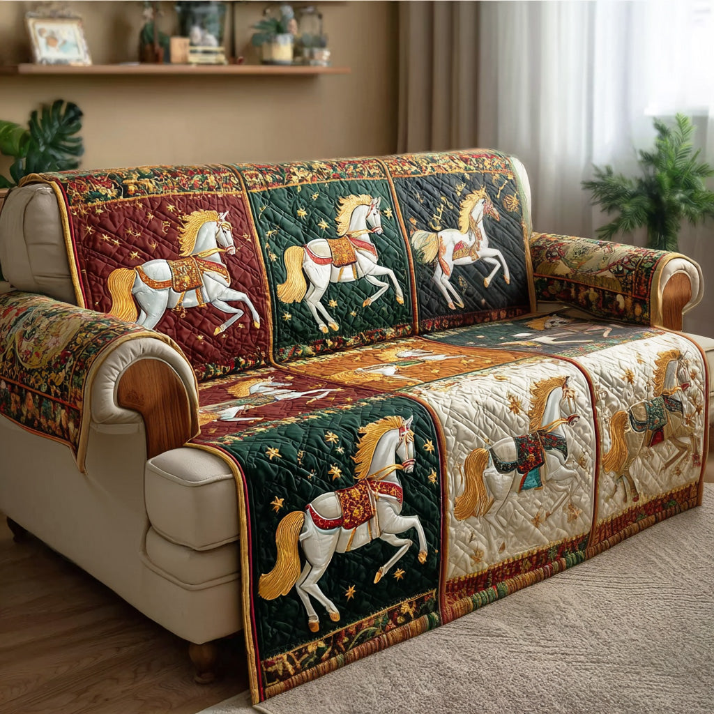 Christmas Stable Quilted Sofa Cover VTQ-Myprintsy