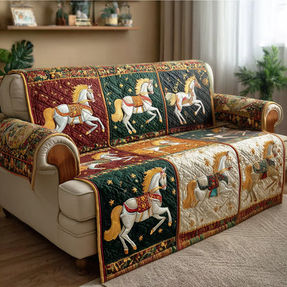 Christmas Stable Quilted Sofa Cover VTQ-Myprintsy
