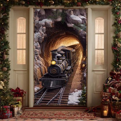 Christmas Train Quilted Door Cover VTQ-Myprintsy